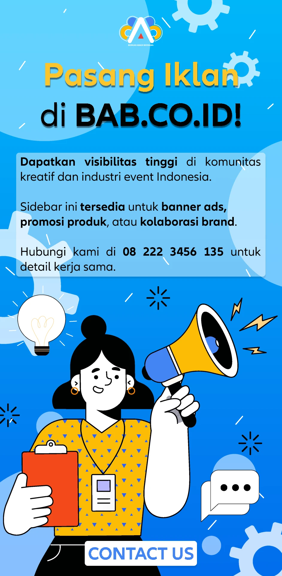 Pasang Iklan Murah di BAB.CO.ID
