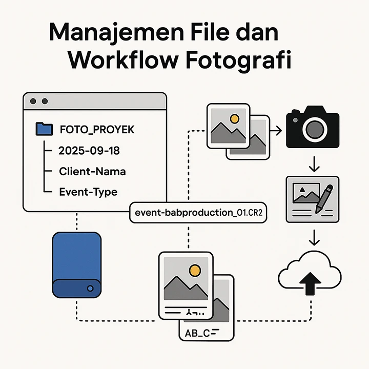 Manajemen File dan Workflow Fotografi