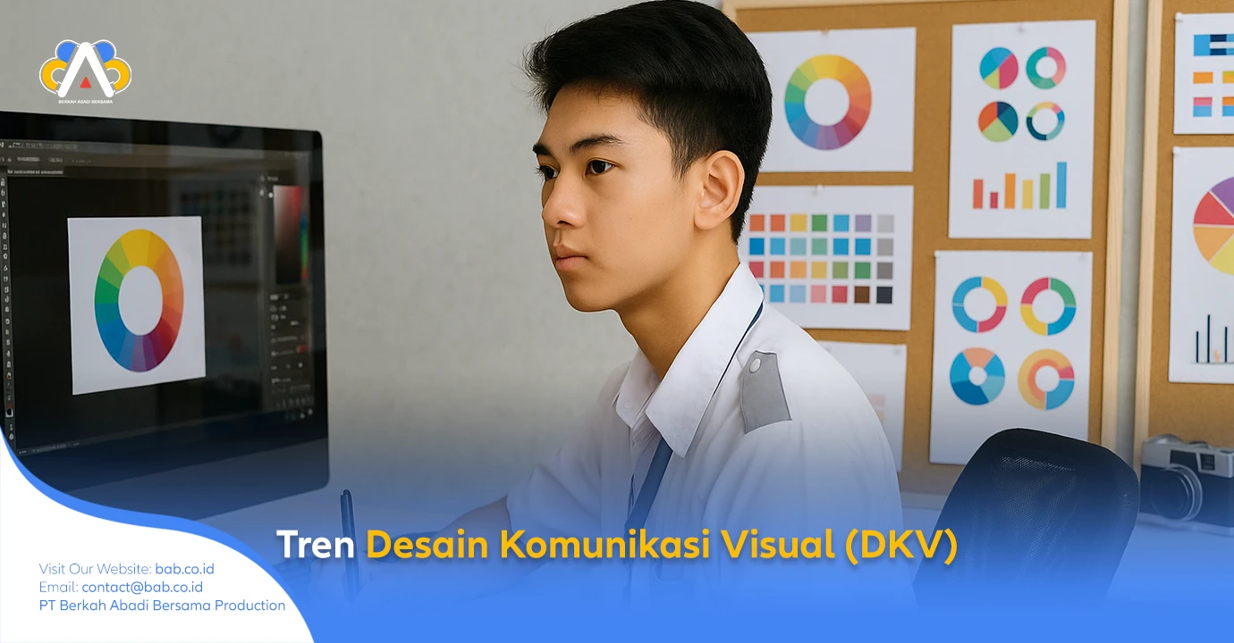 Artikel ini akan membahas secara lengkap Tren Desain Komunikasi Visual, mulai dari tren teknologi terbaru, tantangan yang akan dihadapi para lulusan SMK, hingga keterampilan baru yang wajib kamu kuasai agar tetap relevan dan berdaya saing tinggi.